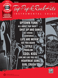 Top Pop & Rock Hits Instrumental Solos Sheet Music by Various