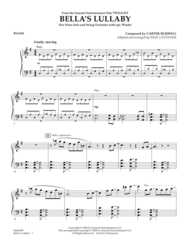 Bella's Lullaby (from "Twilight") - Piano Sheet Music by Carter Burwell