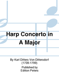 Harp Concerto in A Major Sheet Music by Karl Ditters Von Dittersdorf