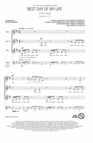 Best Day Of My Life (arr. Deke Sharon) Sheet Music by American Authors
