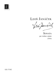 Violin Sonata Sheet Music by Leos Janacek