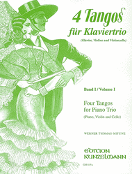 4 Tangos fur Klaviertrio - Band I Sheet Music by Werner Thomas-Mifune