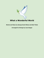 What A Wonderful World (string trio) Sheet Music by Louis Armstrong