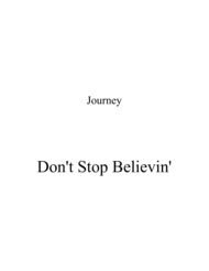 Don't Stop Believin' STRING TRIO (for string trio) Sheet Music by Journey
