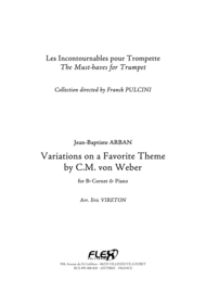 Variations on a Favorite Theme by C.M. Von Weber Sheet Music by Jean-Baptiste Arban