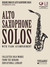 Rubank Book of Alto Saxophone Solos - Intermediate Level Sheet Music by Various