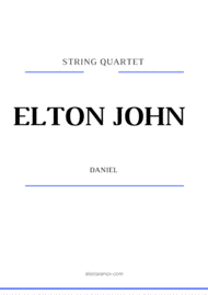 Daniel Sheet Music by Elton John