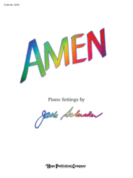 Amen Sheet Music by Jack Schrader