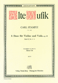 Sechs Duos - Heft II (Nr. 4-6) Sheet Music by Carl Stamitz