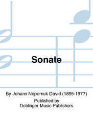 Sonate Sheet Music by Johann Nepomuk David