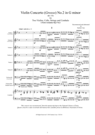 Vivaldi - Violin Concerto No.2 in G minor RV 578 Op.3 for Two Violins