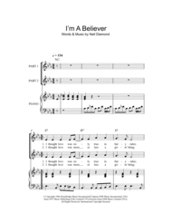 I'm A Believer Sheet Music by The Monkees