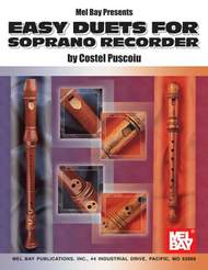 Easy Duets for Soprano Recorder Sheet Music by Costel Puscoiu