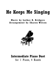 He Keeps Me Singing (1 Piano