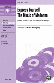 Express Yourself: The Music of Madonna Sheet Music by Madonna