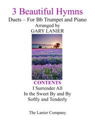 Gary Lanier: 3 BEAUTIFUL HYMNS (Duets for Bb Trumpet & Piano) Sheet Music by WINFIELD S. WEEDEN