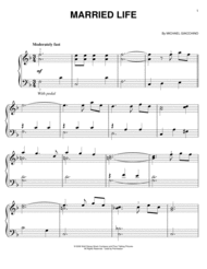 Married Life (from Up) Sheet Music by Up (Movie)