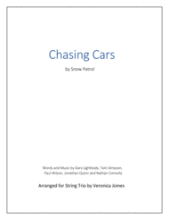 Chasing Cars-String Trio (Violin 1