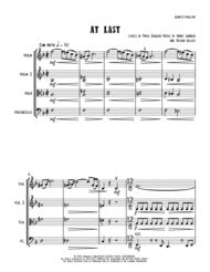 At Last - String Trio (optional vln2 or vla) Sheet Music by Etta James