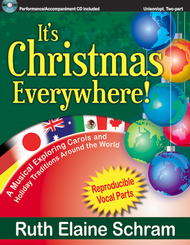 It's Christmas Everywhere! Sheet Music by Ruth Elaine Schram