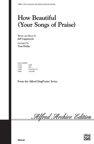 How Beautiful (Your Songs of Praise) Sheet Music by Thomas Fettke