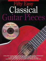Fifty Easy Classical Guitar Pieces Sheet Music by Jerry Willard