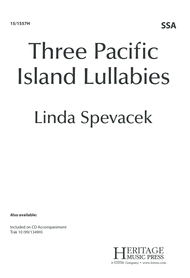 Three Pacific Island Lullabies Sheet Music by Linda Spevacek