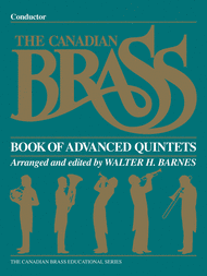 The Canadian Brass Book of Advanced Quintets Sheet Music by The Canadian Brass