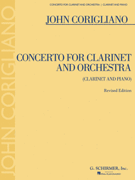 Clarinet Concerto - Clarinet/Piano Sheet Music by John Corigliano
