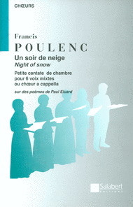 Un Soir de Neige (A Night of Snow) Sheet Music by Francis Poulenc