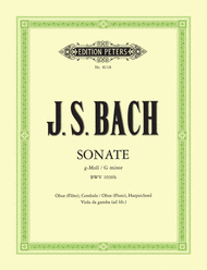 Sonata in g minor BWV 1030b Sheet Music by Johann Sebastian Bach