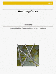 Amazing Grace (Flute Quartet) Sheet Music by Ricky Lombardo