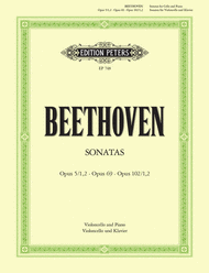 Sonatas - Cello and Piano (Complete) Sheet Music by Ludwig van Beethoven