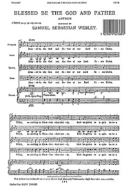Blessed Be The God And Father (New Engraving) Sheet Music by Samuel Wesley