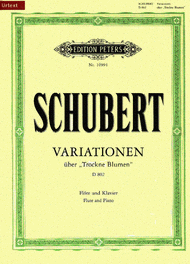 Introduction and Variations on Trockne Blumen Sheet Music by Franz Schubert