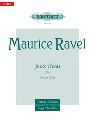 Jeux d'eau Sheet Music by Maurice Ravel