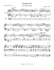 Organ Prelude #30 Sheet Music by Robert G. Farrell