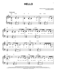 Hello Sheet Music by Adele