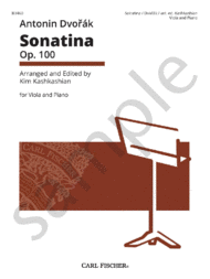 Sonatina Sheet Music by Antonin Dvorak