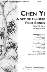 A Set of Chinese Folk Songs (Volume 3) Sheet Music by Anonymous