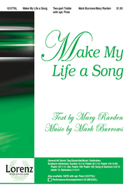 Make My Life a Song Sheet Music by Mark Burrows