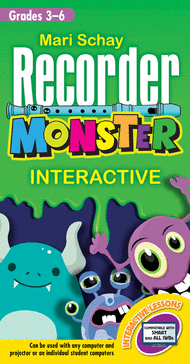 Recorder Monster Interactive Software Sheet Music by Mari Schay