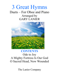 Gary Lanier: 3 GREAT HYMNS (Duets for Oboe & Piano) Sheet Music by Ludwig Van Beethoven