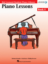 Piano Lessons Book 5 Sheet Music by Barbara Kreader