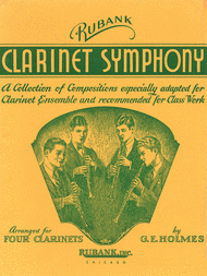 Clarinet Symphony Sheet Music by G. E. Holmes