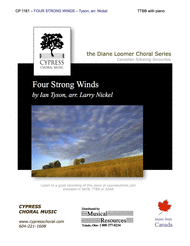 Four Strong Winds (TTBB) Sheet Music by Ian Tyson
