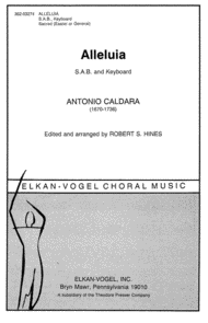 Alleluia Sheet Music by Antonio Caldara