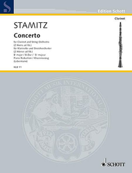 Concerto in B-flat Major Sheet Music by Johann Wenzel Anton Stamitz