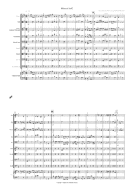 Minuet in G by Bach for Mixed Level String Orchestra Sheet Music by Johann Sebastian Bach