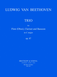 Trio in C major Op. 87 Sheet Music by Ludwig van Beethoven